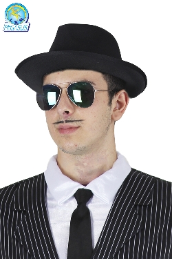 CAPPELLO GANGSTER NERO